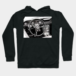 Steering Wheel Classic Car Hoodie